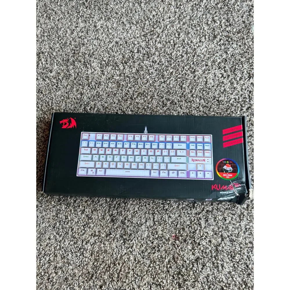 Redragon K552P TKL Mechanical Gaming Keyboard RGB – 18 Backlight Modes